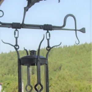 Hirsch Lampe geschmiedet