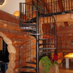 Wendeltreppe geschmiedet