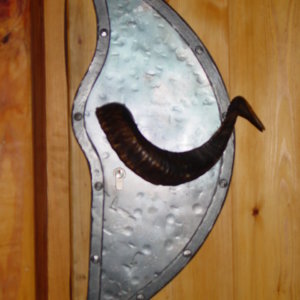Tuergriff Horn geschmiedet